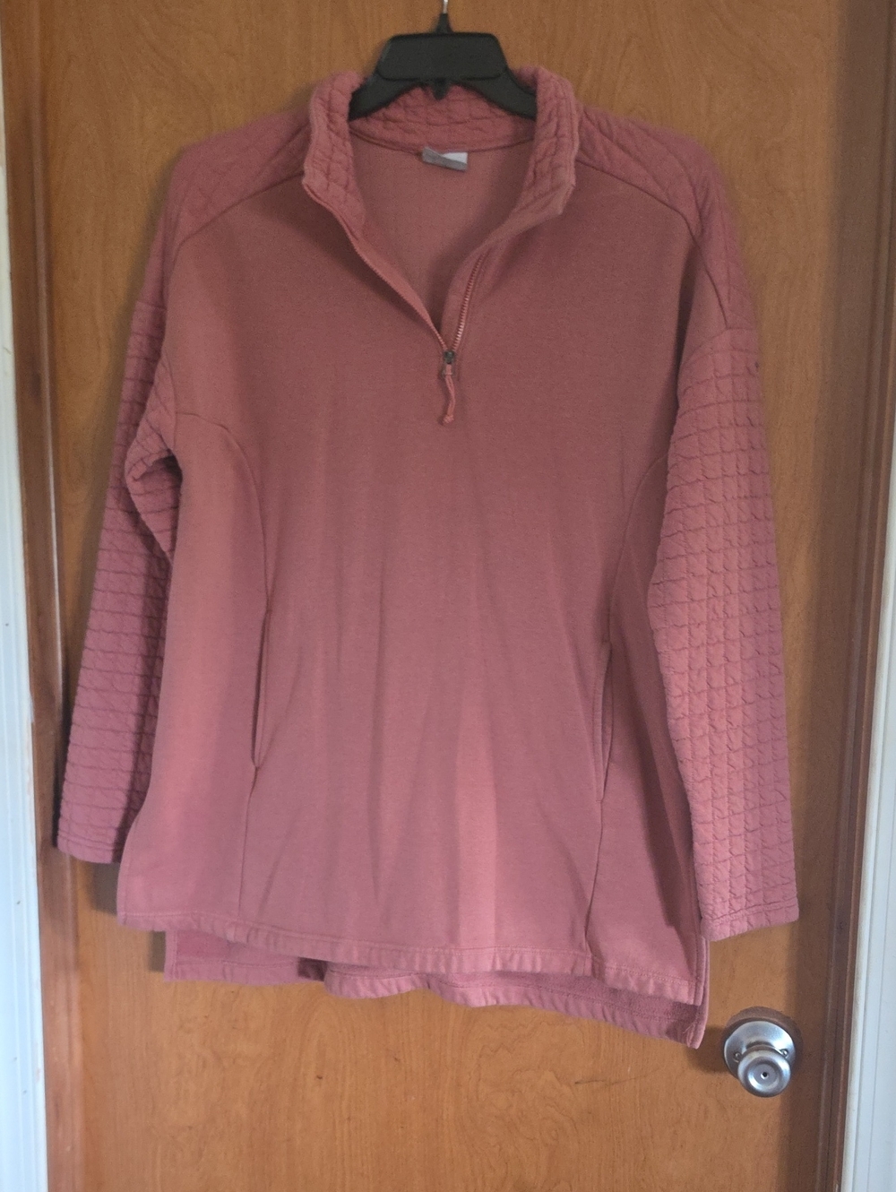 Columbia Quilted Top in Dusty Rose